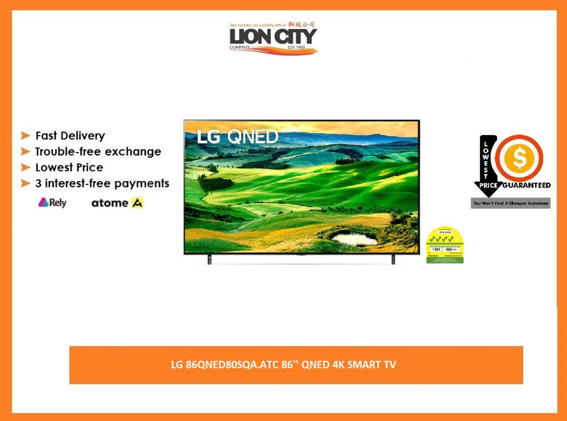 LG 86QNED80SQA.ATC 86'' QNED 4K SMART TV