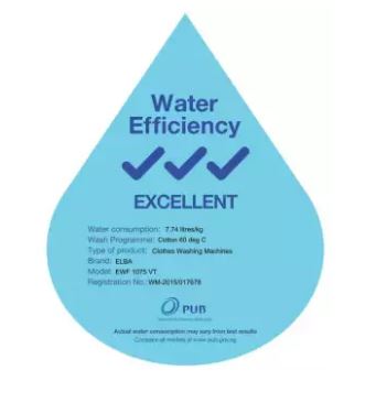 Elba EWF1075VT 7kg Washing Machine EWF 1075 VT | Lion City Company.