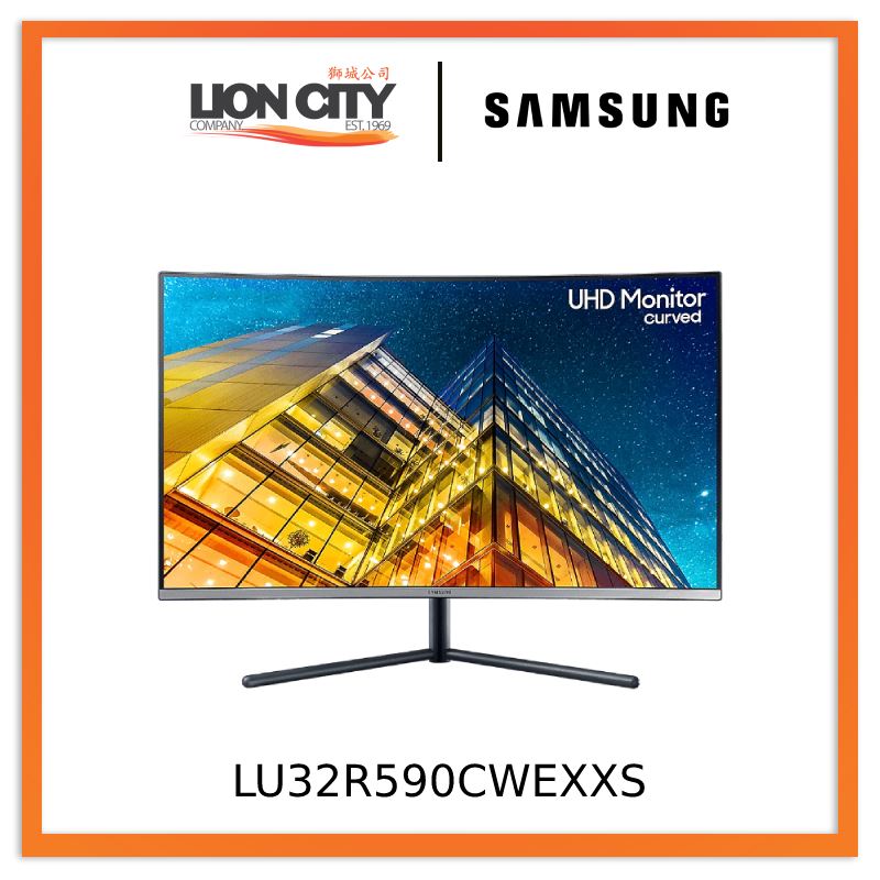 Samsung LU32R590CWEXXS 32" UR590 UHD Curved Monitor