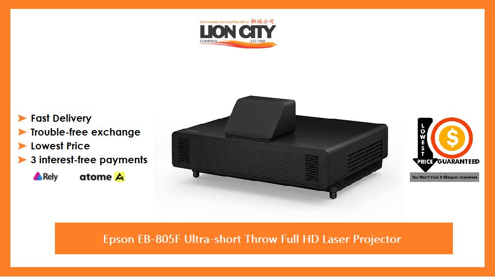 Epson EB-805F Ultra-short Throw Full HD Laser Projector