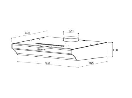 Tecno TH 918T 90cm Ultra Slim Hood | Lion City Company.