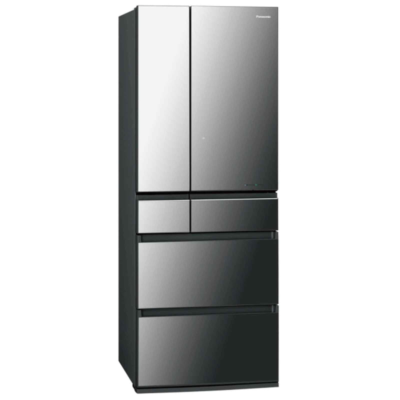 Panasonic NR-F603GT-X6 Premium MIJ Made In Japan 6-Door Refrigerator with Refined Full-flat Glass Design