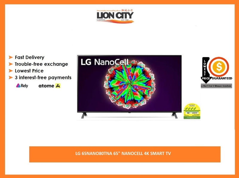 LG 65NANO80TNA 65" NANOCELL 4K SMART TV