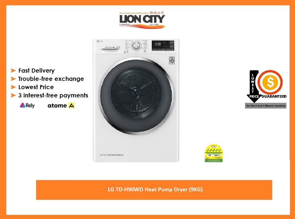 LG TD-H90WD Heat Pump Dryer (9KG)