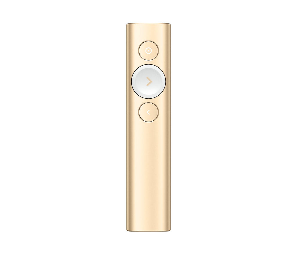 LOGITECH SPOTLIGHT WIRELESS PRESENTER GOLD | Lion City Company.
