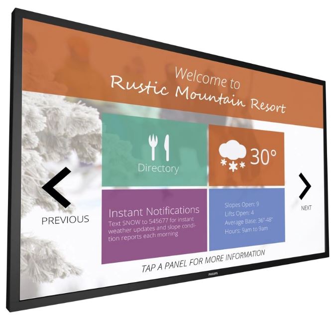 Philips 55BDL4051T 55" Multi-Touch Professional Full HD Display