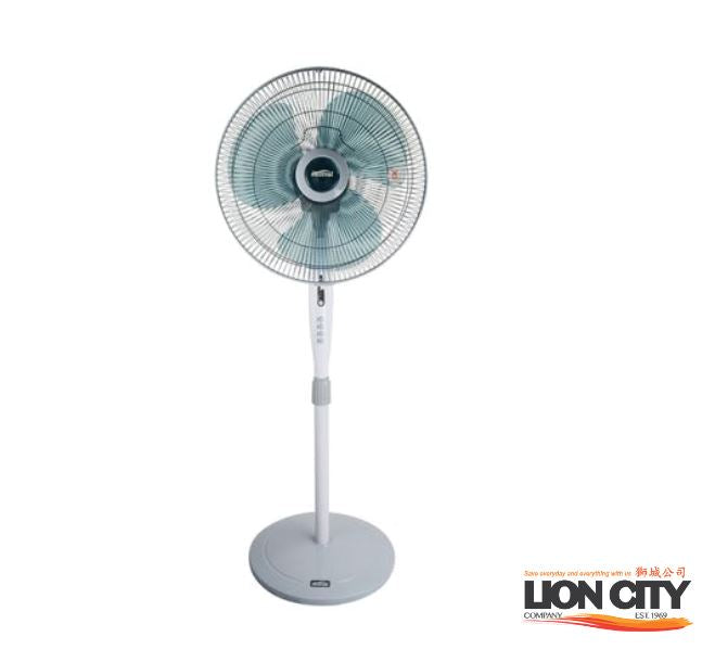 Mistral MSF1628WR 16 Inch Stand Fan W/Remote - Black, 2yr Full Warranty | Lion City Company.