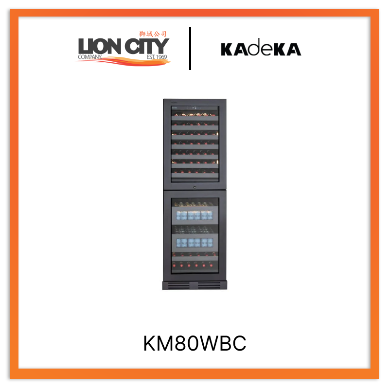 Kadeka KM80WBC 81 Bottles + 144 Cans Wine Chiller