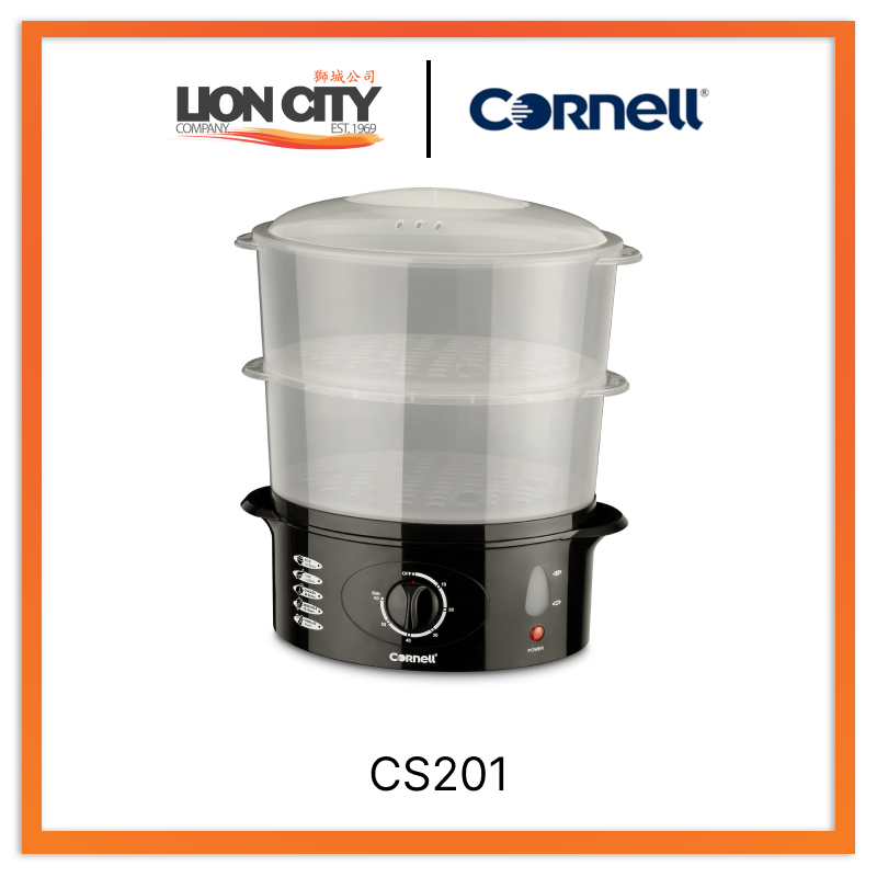 Cornell 2 Tier Daily Food Steamer 10L Capacity CS201