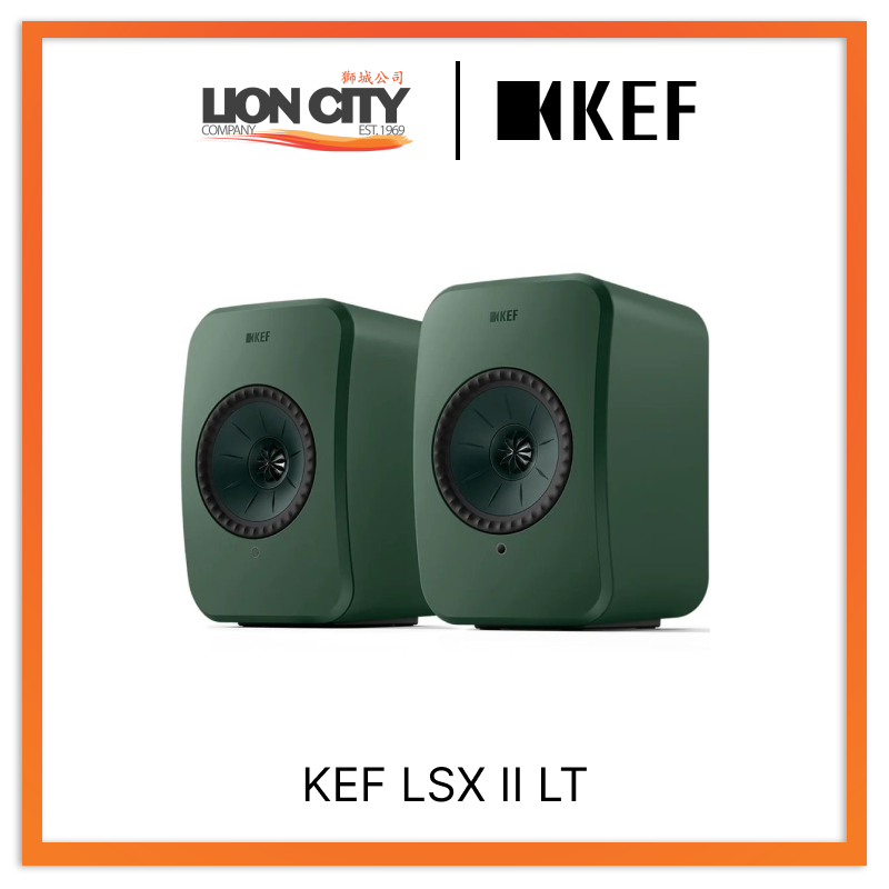 KEF  LSX II LT Multi-Room Wireless Bluetooth/Wifi/Ethernet Desktop Bookshelf Speakers (With Hdmi)