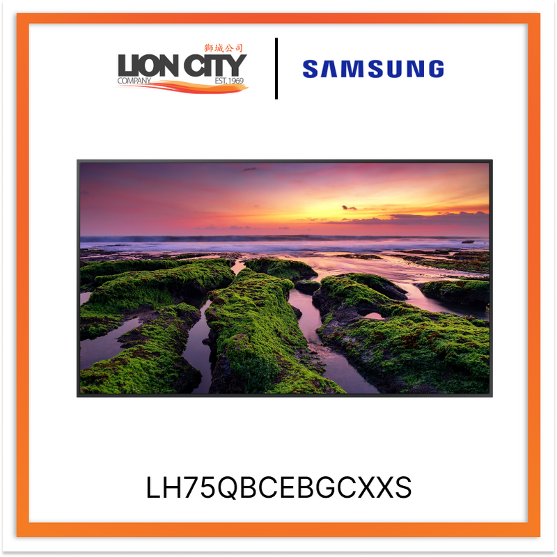Samsung LH75QBCEBGCXXS QB75C QBC/QBB series | 16/7, 350nit, MagicInfo Built- In