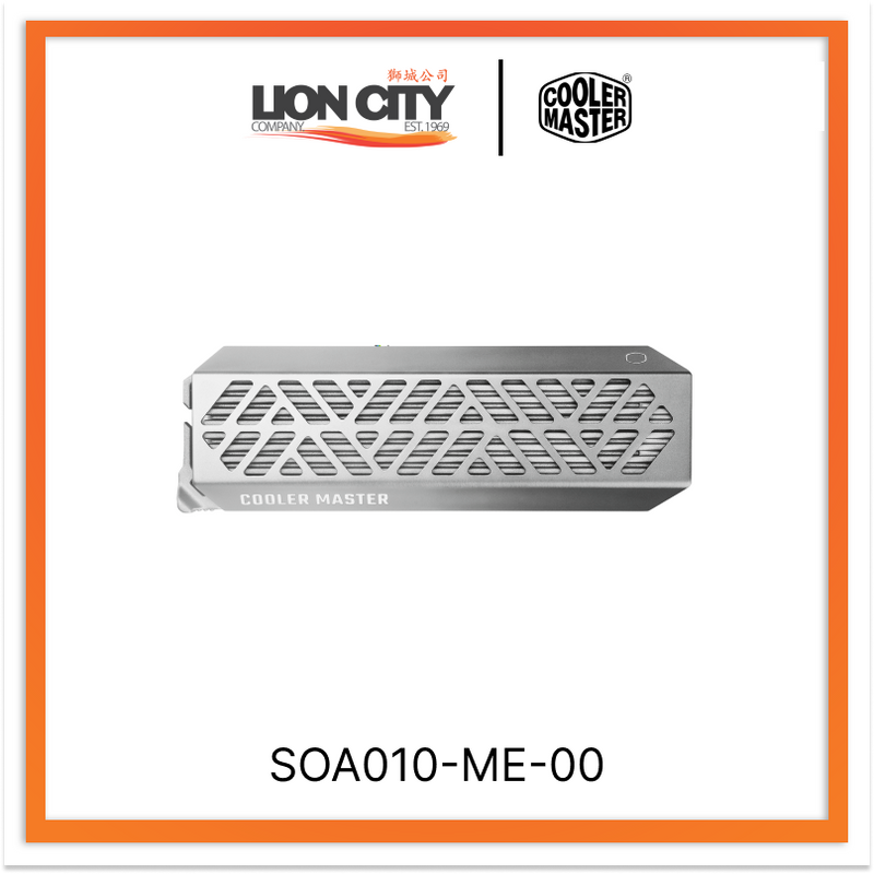 Cooler Master SOA010-ME-00 CM ORACLE AIR NVME M.2 SSD ALUMINUM ENCLOSURE (2Y)