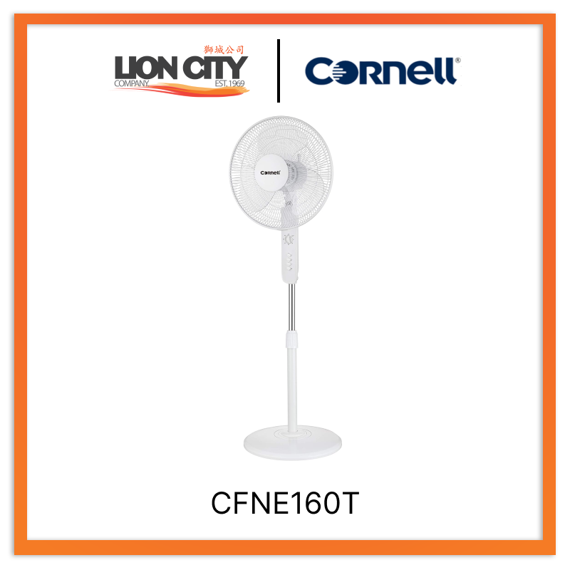 Cornell CFNE160T Stand Fan with Timer