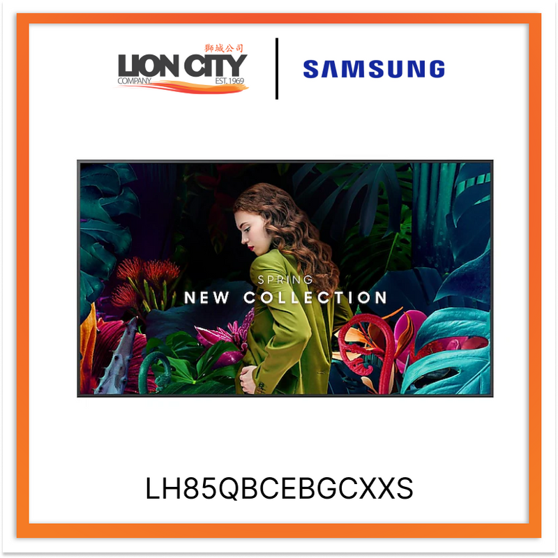 Samsung LH85QBCEBGCXXS QB85C QBC/QBB series | 16/7, 350nit, MagicInfo Built- In