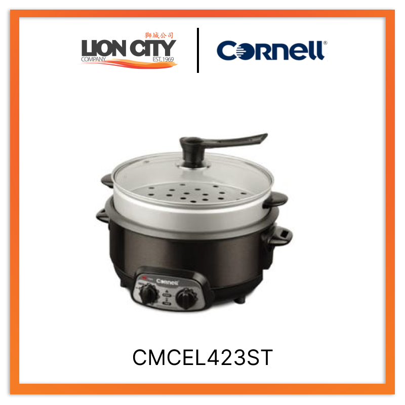 Cornell CMCEL423ST Multi Cooker w/ Steam Tray 3.8 Ltr