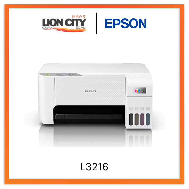 Epson EcoTank L3216 A4 All-in-One Ink Tank Printer - Lion City Company