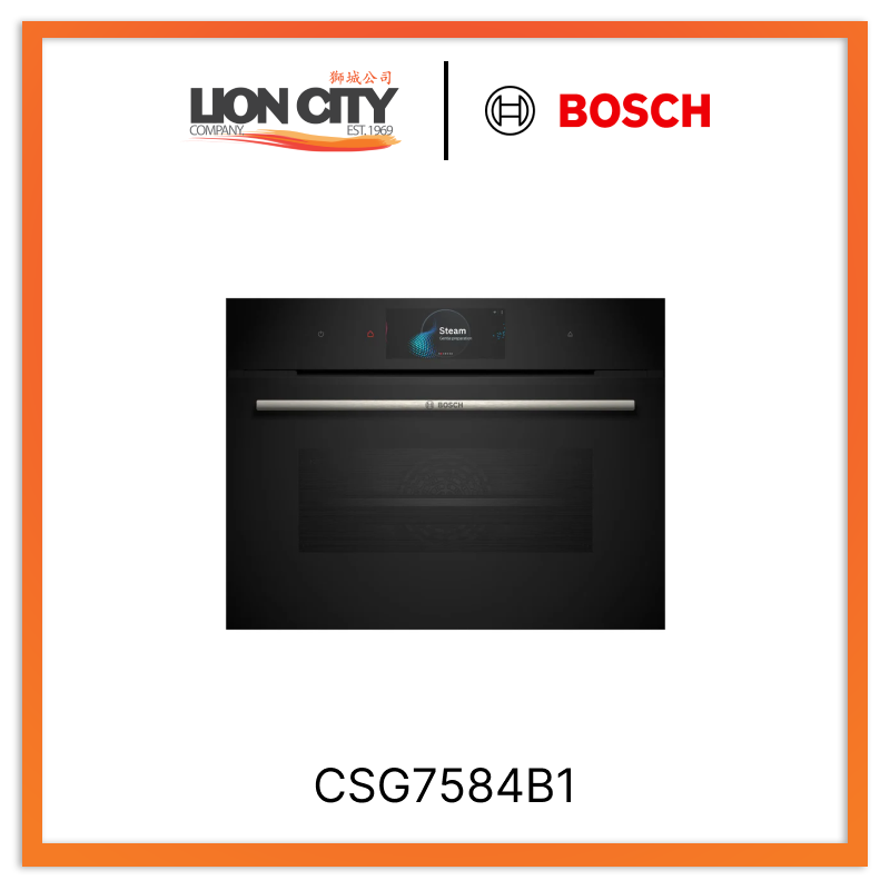 Bosch Csg7584B1 45Cm Built-In Compact Oven With Steam Function