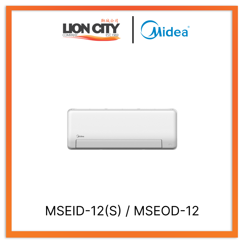 Midea MSEID-12(S) + MSEOD-12 All Easy Single Split Series 3 Ticks Installation fee not included