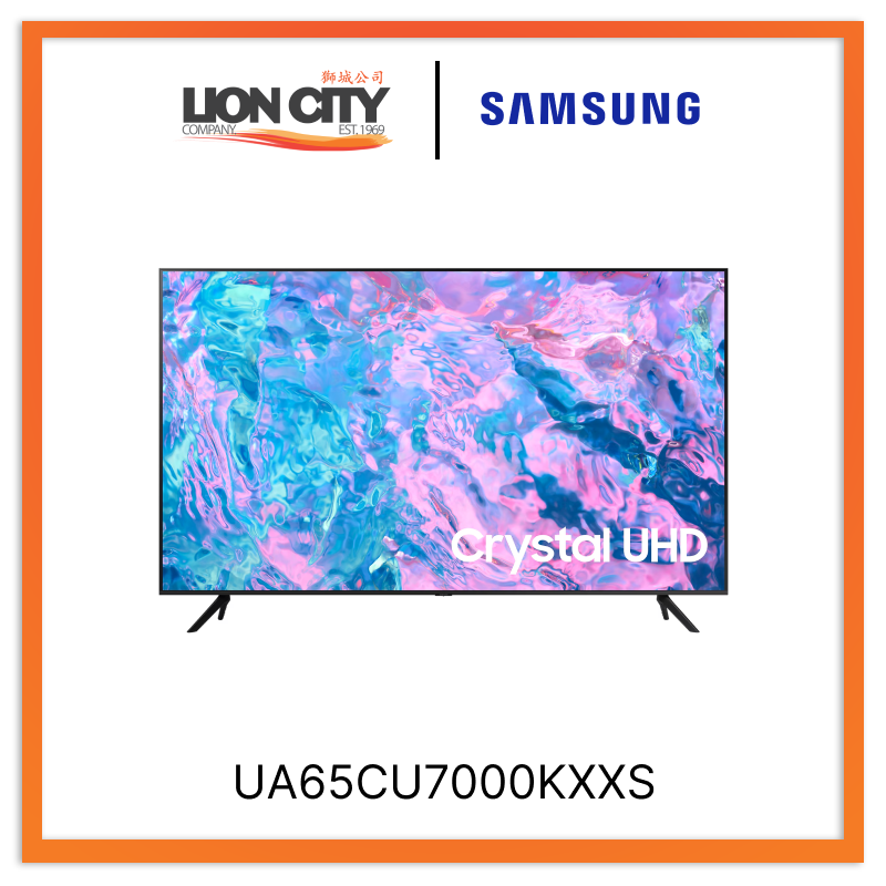 Samsung UA65CU7000KXXS 65" Crystal UHD CU7000 4K Smart TV (2023)