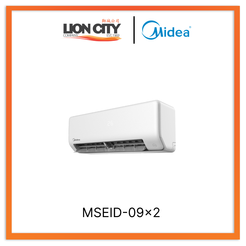 Midea MSEID-09x2 AI Premium Multi Split Series 5 Ticks Installation fee not included