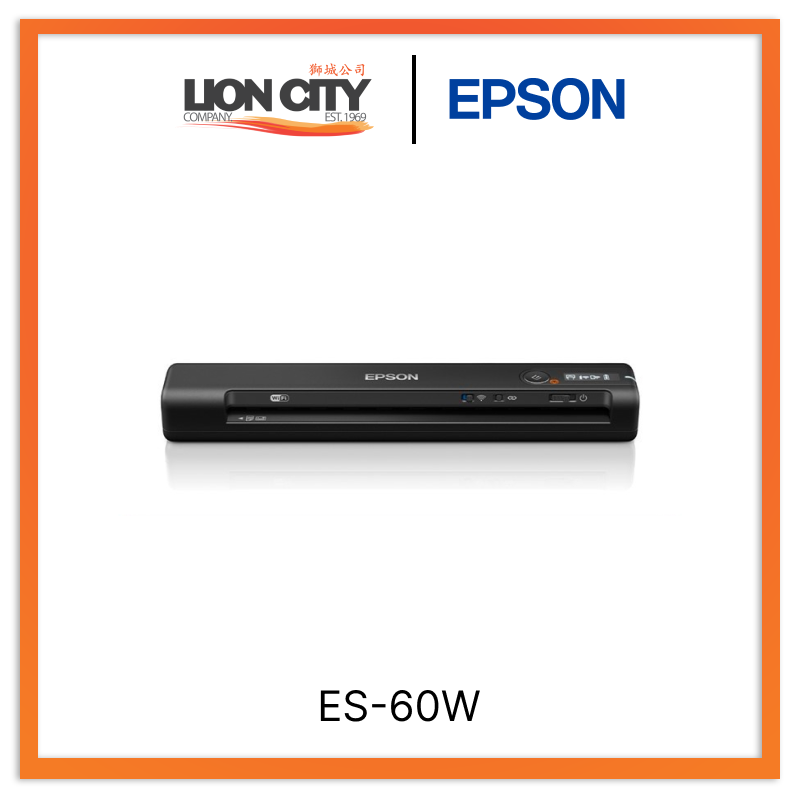 Epson WorkForce ES-60W Wireless Portable Document Scanner