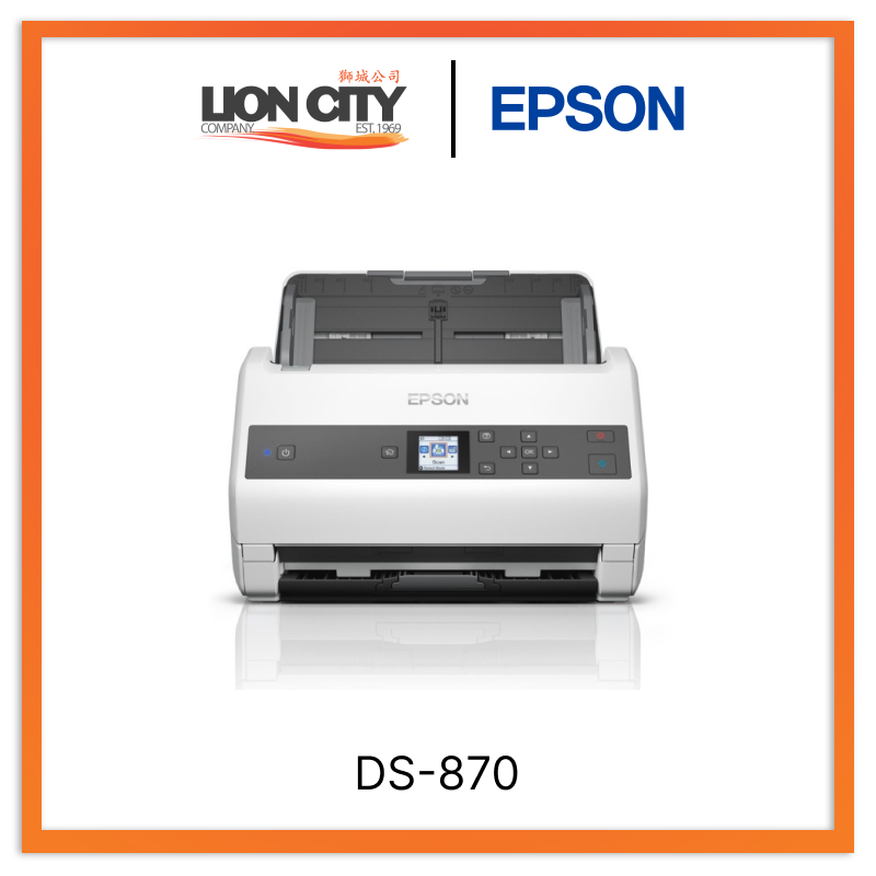 Epson WorkForce DS-870 A4 Duplex Sheet-fed Document Scanner