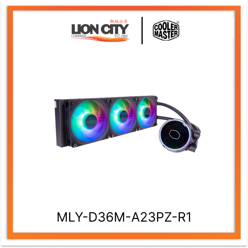 Cooler Master MLY-D36M-A23PZ-R1 CM MASTERLIQUID PL360 FLUX ARGB CPU COOLER (5Y)