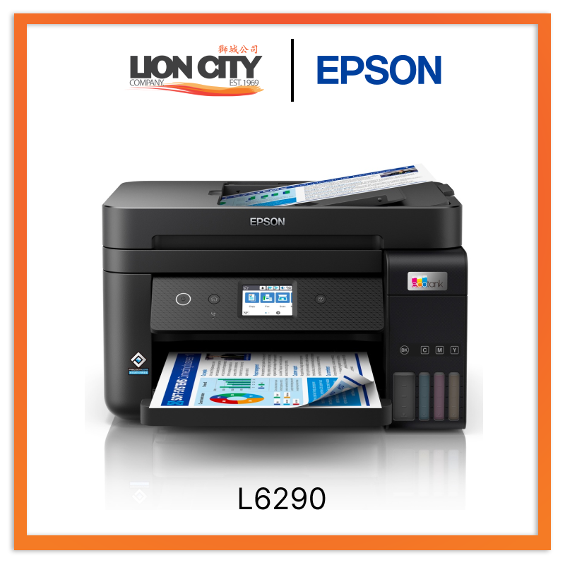 Epson EcoTank L6290 A4 Wi-Fi Duplex All-in-One Ink Tank Printer with A ...