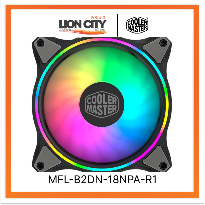 Cooler Master MFL-B2DN-18NPA-R1 CM Masterfan MF120 Halo ARGB Fan (2Y ...