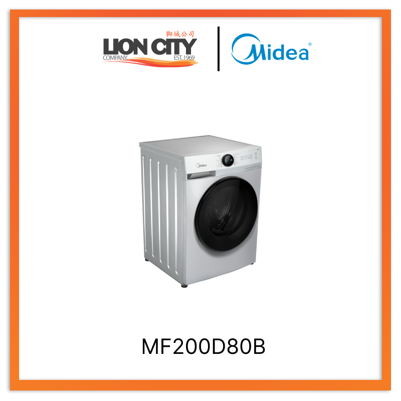 Midea MF200D80B 8KG Front Load 8 kg/6 kg Washer/Dryer Combo