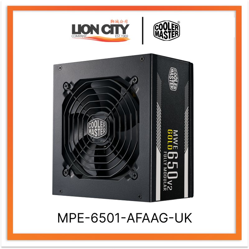 Cooler Master MPE-6501-AFAAG-UK CM MWE GOLD V2 650W FULL MODULAR PSU (5Y)