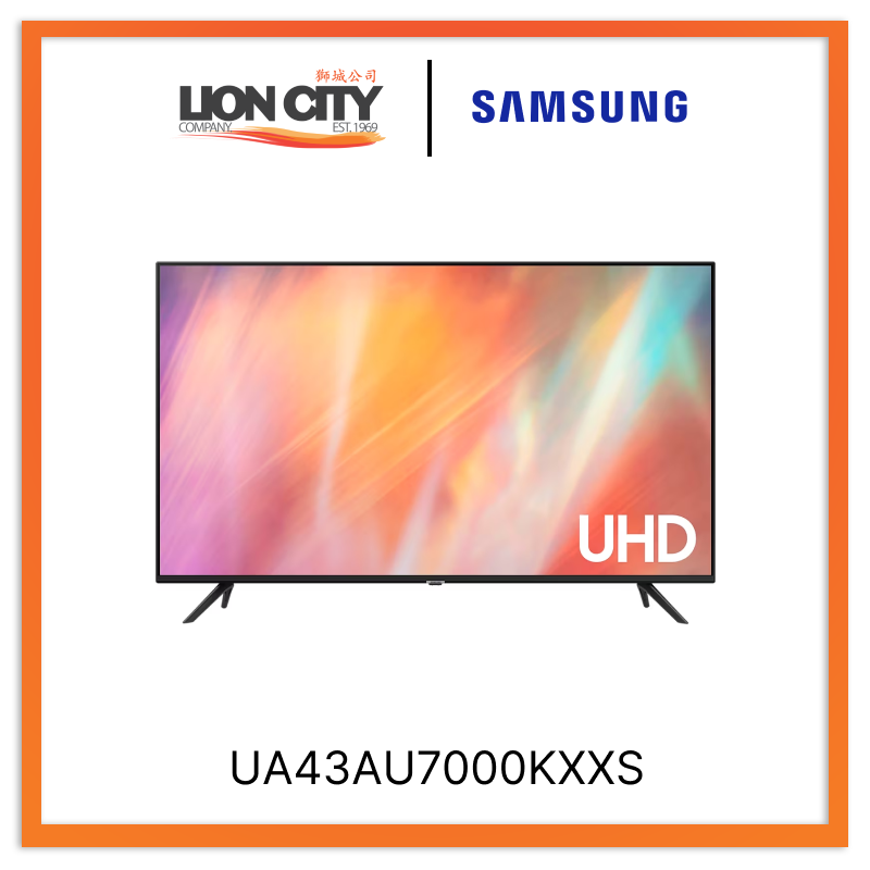 SAMSUNG UA43AU7000KXXS 43" SMART 4K UHD LED TV AU7000