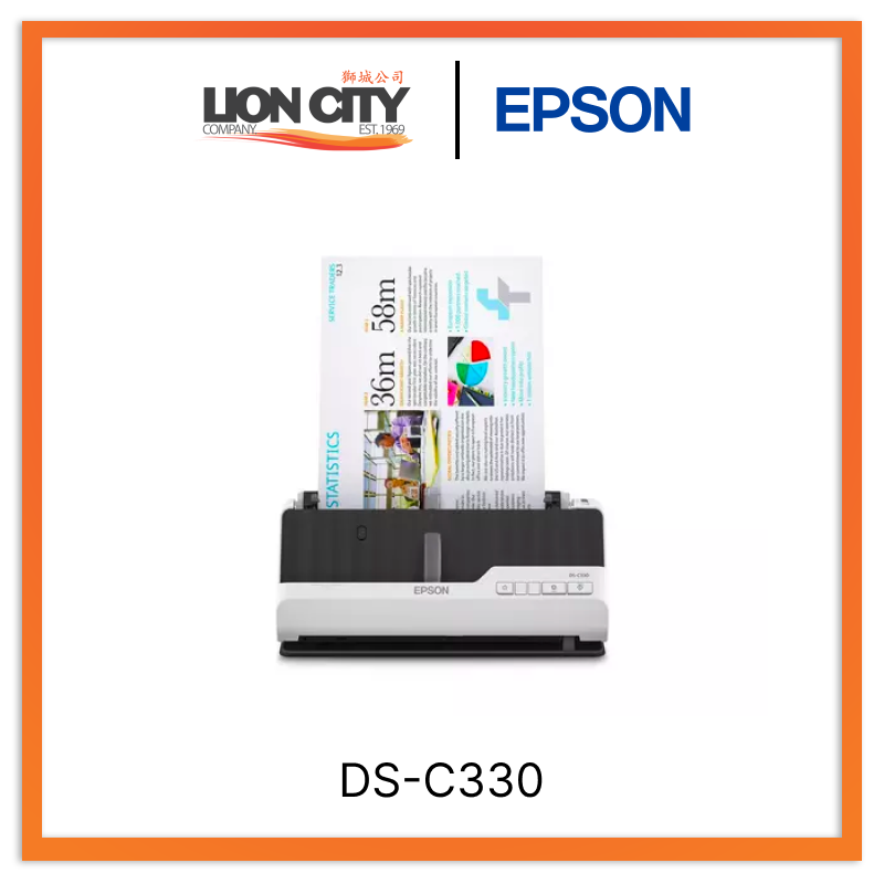 Epson WorkForce DS-C330 Compact Deskop Scanner