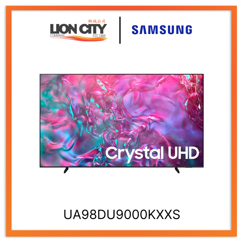 Samsung UA98DU9000KXXS 98" Crystal UHD DU9000 4K Smart TV (2024)