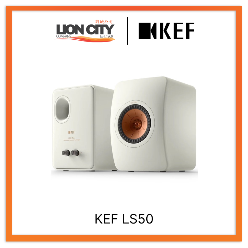 KEF LS50 Meta 2-Way Passive Desktop Bookshelf Speakers