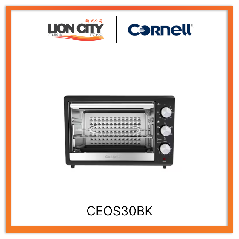 Cornell CEOS30BK Electric Oven 30Ltr 1500W