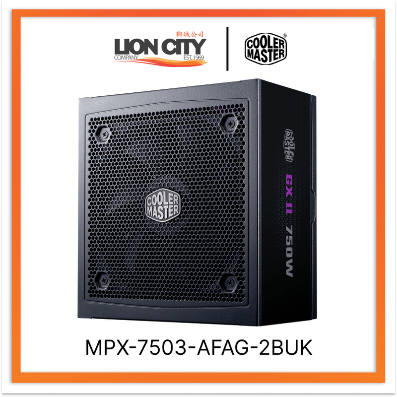 Cooler Master MPX-7503-AFAG-2BUK CM GX II GOLD 750 FULL MODULAR ATX3 PSU (10Y)