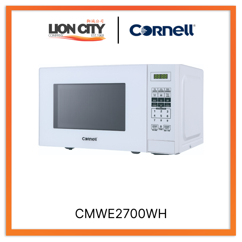 Cornell CMWE2700WH Digital Microwave Oven 20Ltr (White)