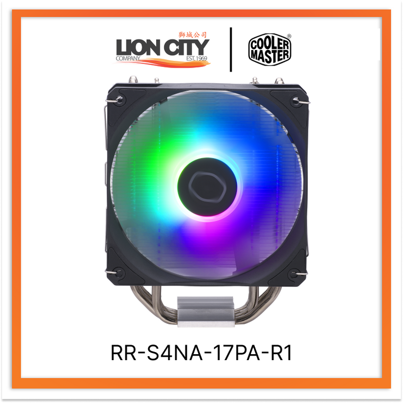 Cooler Master RR-S4NA-17PA-R1 CM HYPER 212 SPECTRUM V3 ARGB CPU COOLER (2Y)