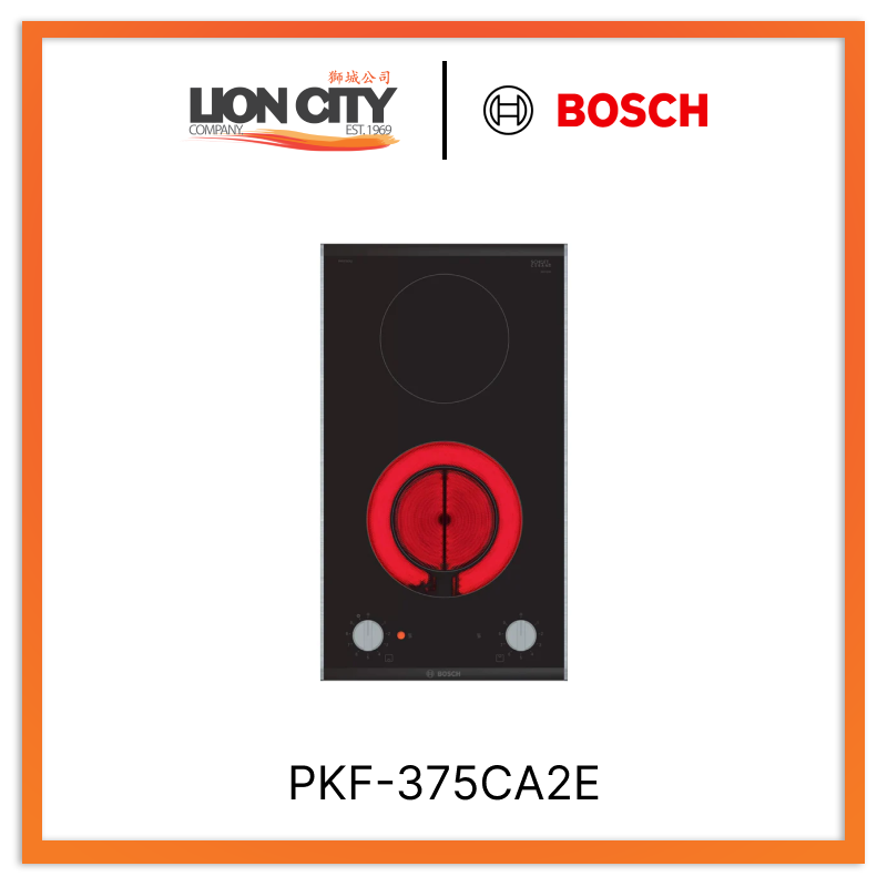 Bosch Pkf375Ca2E 30Cm Domino Electric Hob