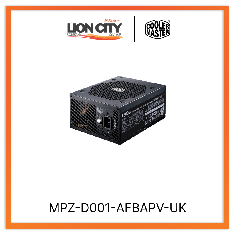 Cooler Master MPZ-D001-AFBAPV-UK CM V Platinum 1300 Full Modular PSU (10Y)