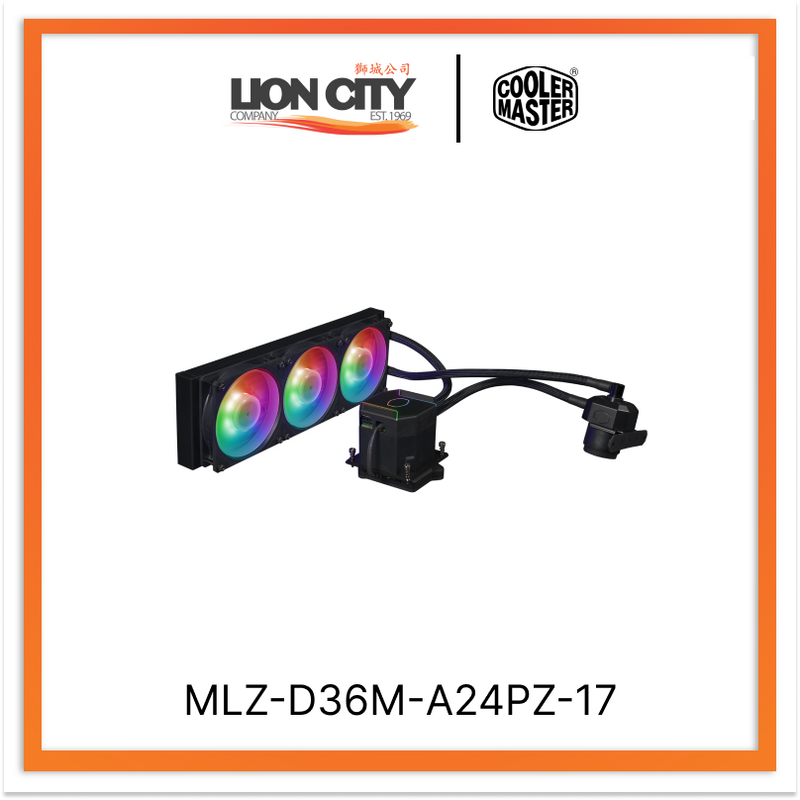 Cooler Master MLZ-D36M-A24PZ-17 CM MASTERLIQUID ML360 SUB-ZERO EVO CPU COOLER (5Y)