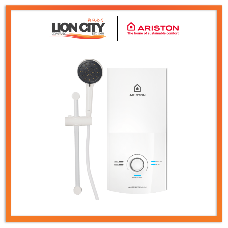 Ariston Aures Premium Instant Water Heater with Built in ELCB