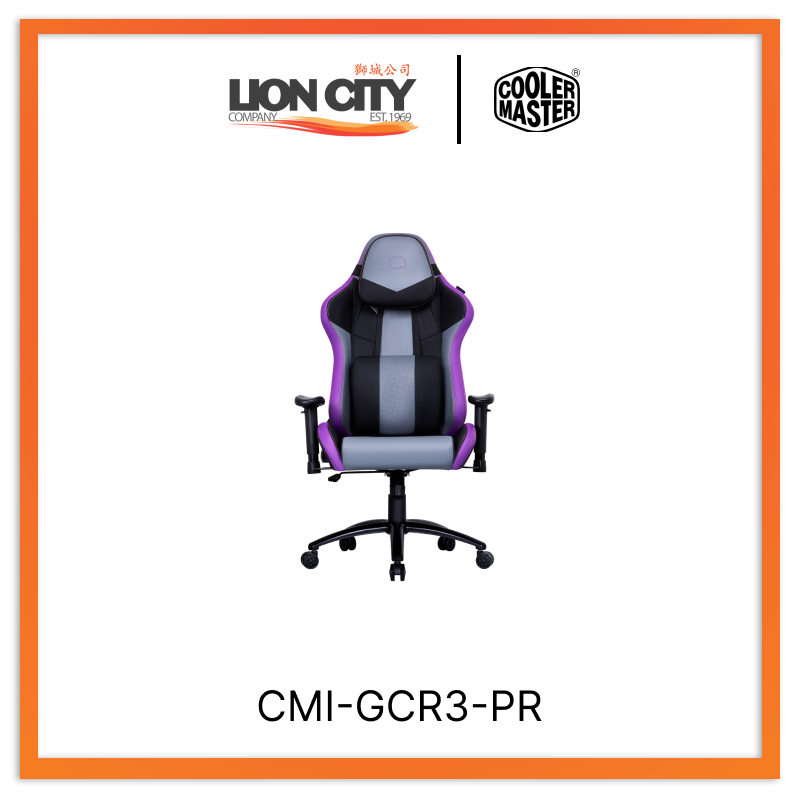 Cooler Master CMI-GCR3-PR Cm Caliber R3 Gamming Chair - Purple (2y)