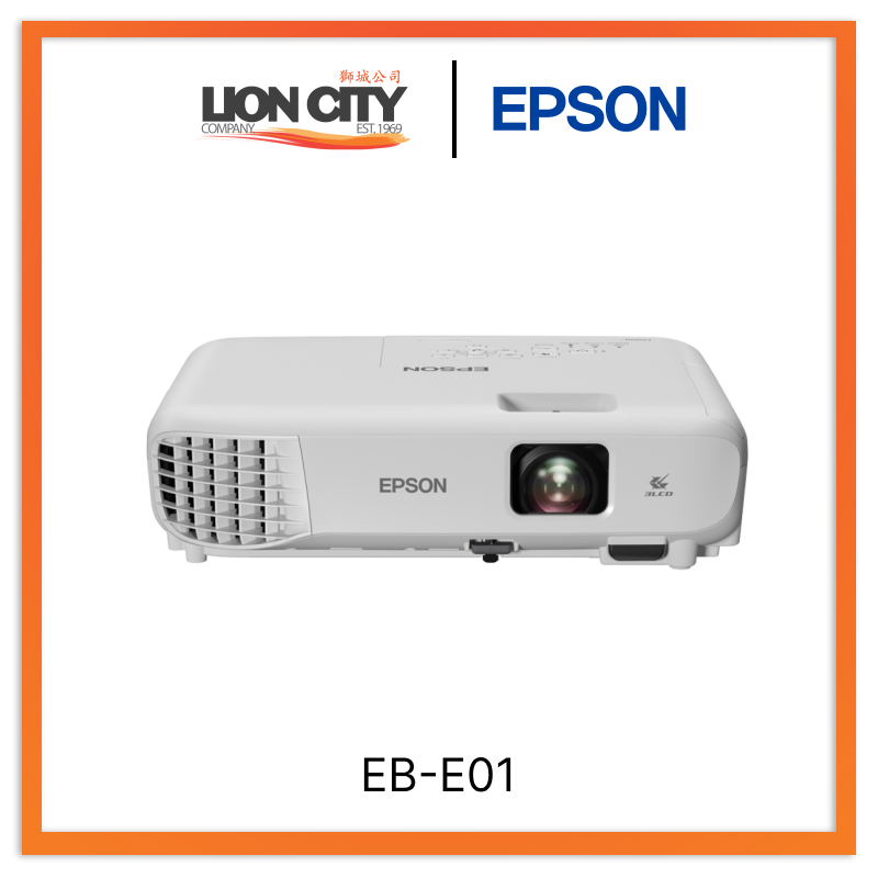 Epson EB-E01 3300 Lumen XGA 3LCD Business Projector