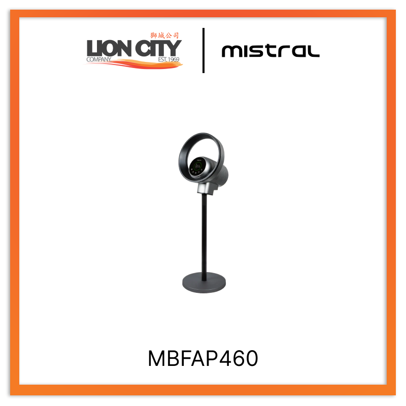 Mistral MBFAP460 Blade Free Fan W/Purifier Black