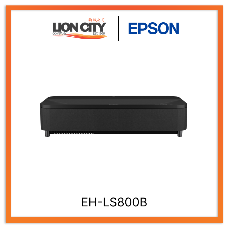 Epson EH-LS800B EpiqVision 4K Ultra Short Throw Projector (Vouchers)