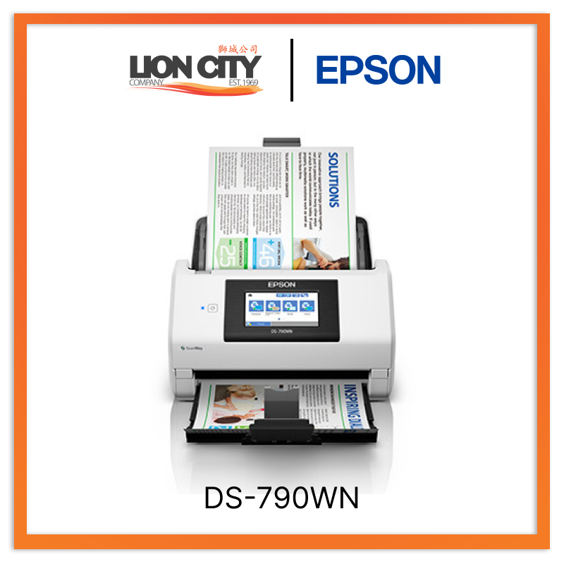 Epson WorkForce DS-790WN A4 Duplex Sheet-fed Document Scanner