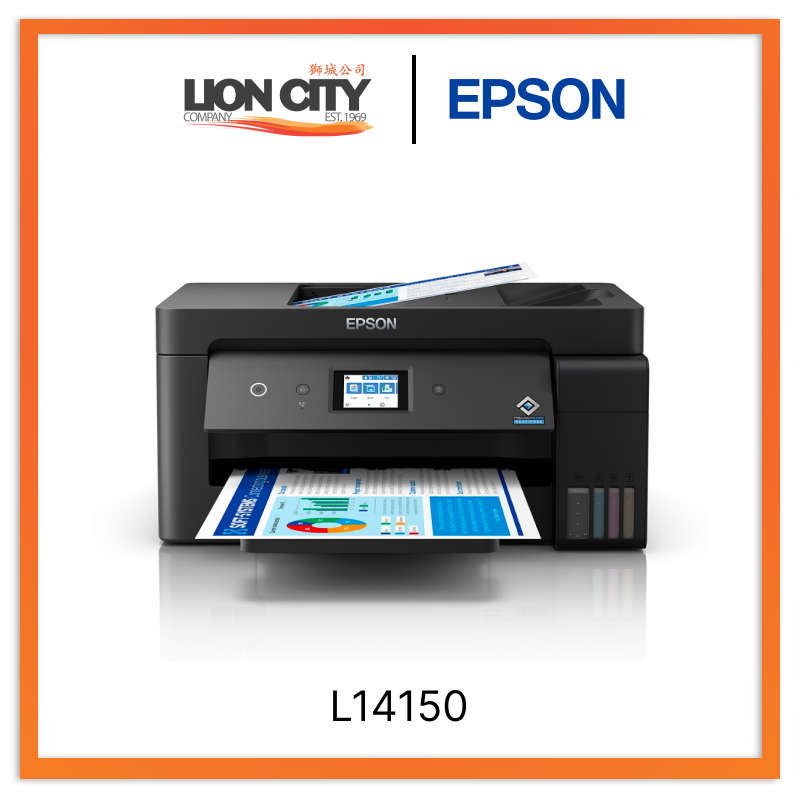 Epson EcoTank L14150 A4+ Wi-Fi Duplex Wide-Format All-in-One Ink Tank Printer ***Pre Order***