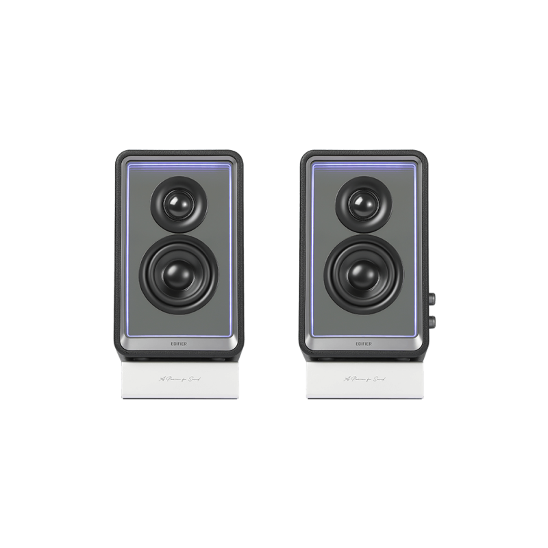 EDIFIER QR65 BLACK Monitor Speakers With Gan Charger 70W